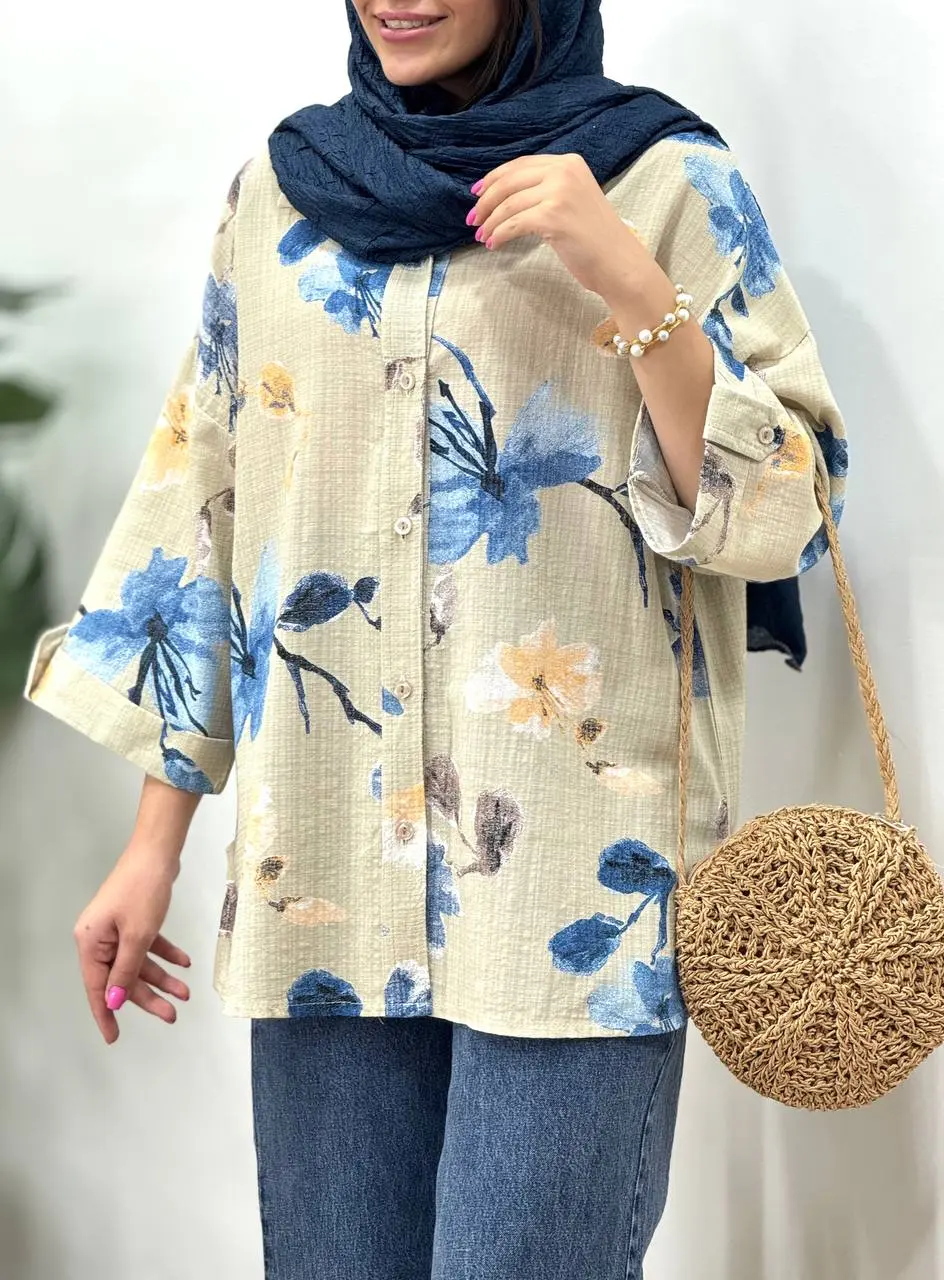 تونیک مانتویی لینن گلاریس